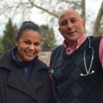 Two-a-Day’s Sister Cheryl Gordon and Dr Anthony Hess who provide healthcare to Two-a-Day staff and their families.